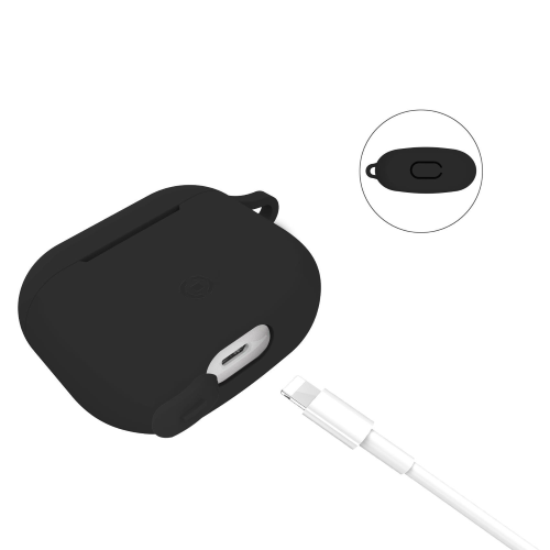 CELLY AIRPODS 3RD GENERATION CASE IN SILICONE BLACK